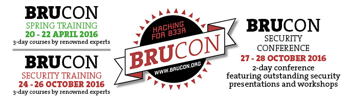 BruCON banner